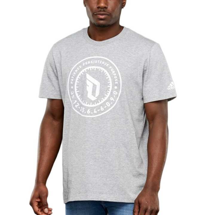 Adidas Adidas Dame Tee T Shirt Men's Gray