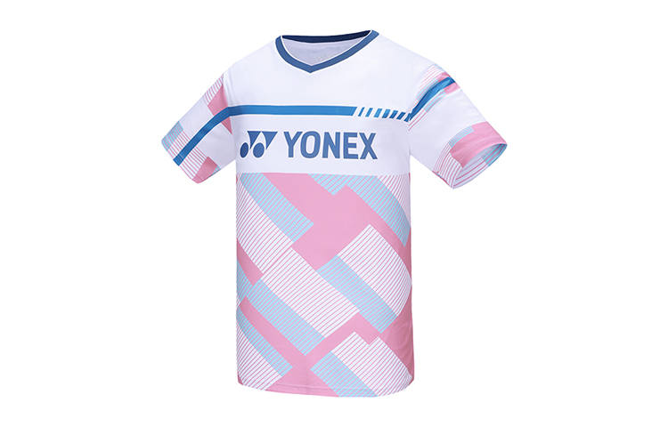 YONEX T Shirts Men's V Neck Moderate