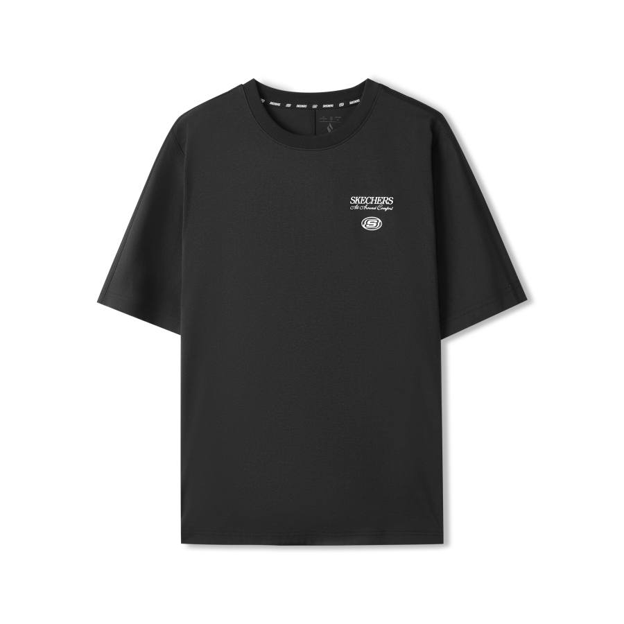 Skechers Sports Life Collection T Shirt Unisex Carbon Black
