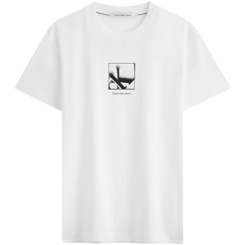Calvin Klein T Shirts Men's Crew Neck Moderate Straight Fit