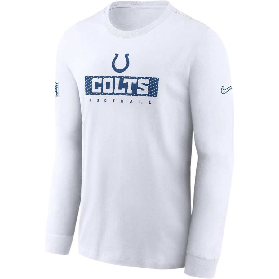 Nike Nike Indianapolis Colts Sideline Team Issue Men's Nike Dri FIT Nfl Long Sleeve T Shirt