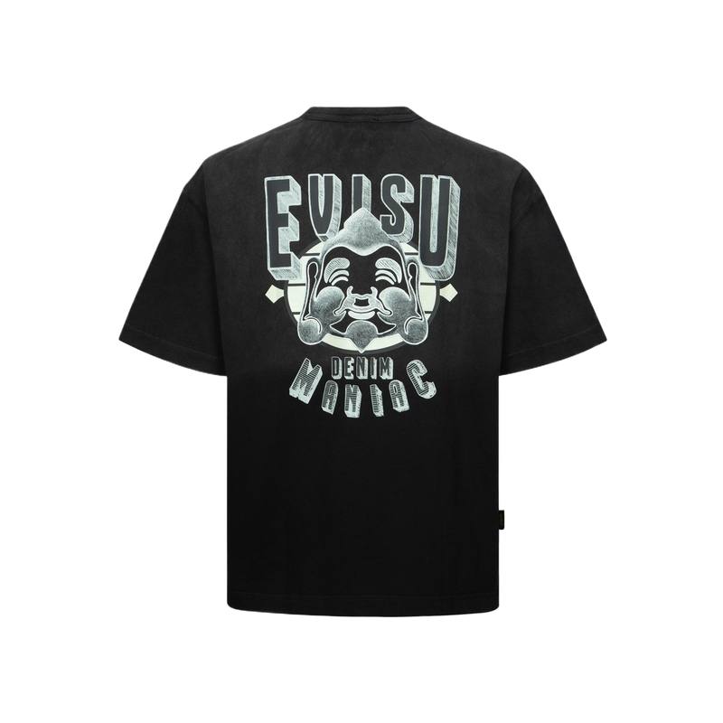EVISU T Shirts Men's Crew Neck Moderate Straight Fit