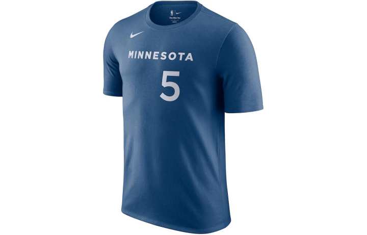 Nike Nike T Shirts Unisex Blue Crew Neck Moderate Straight Fit