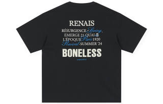 BONELESS T Shirts Unisex Crew Neck Moderate Heavyweight