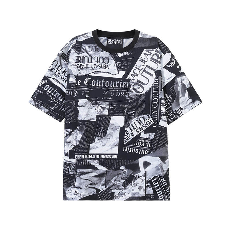 VERSACE JEANS COUTURE T Shirt Men's Black
