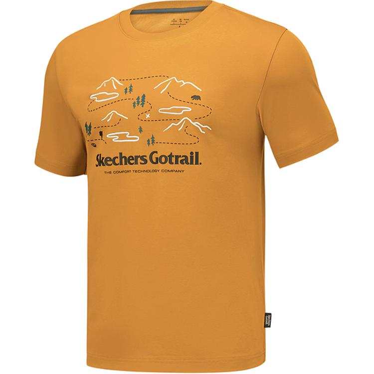 Skechers GO DRI T Shirt Unisex Amber