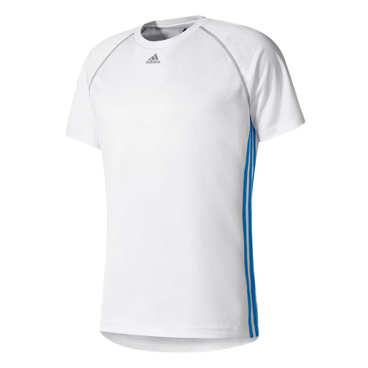 Adidas Adidas T Shirts Men's White Crew Neck Moderate