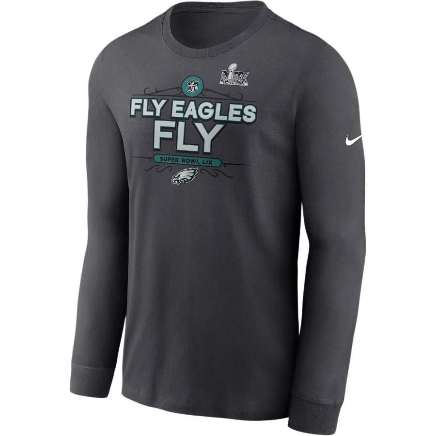 Nike Nike Philadelphia Eagles 2025 Nfc East Champions Trophy Collection Men's Nike Nfl Long-Sleeve T-Shirt