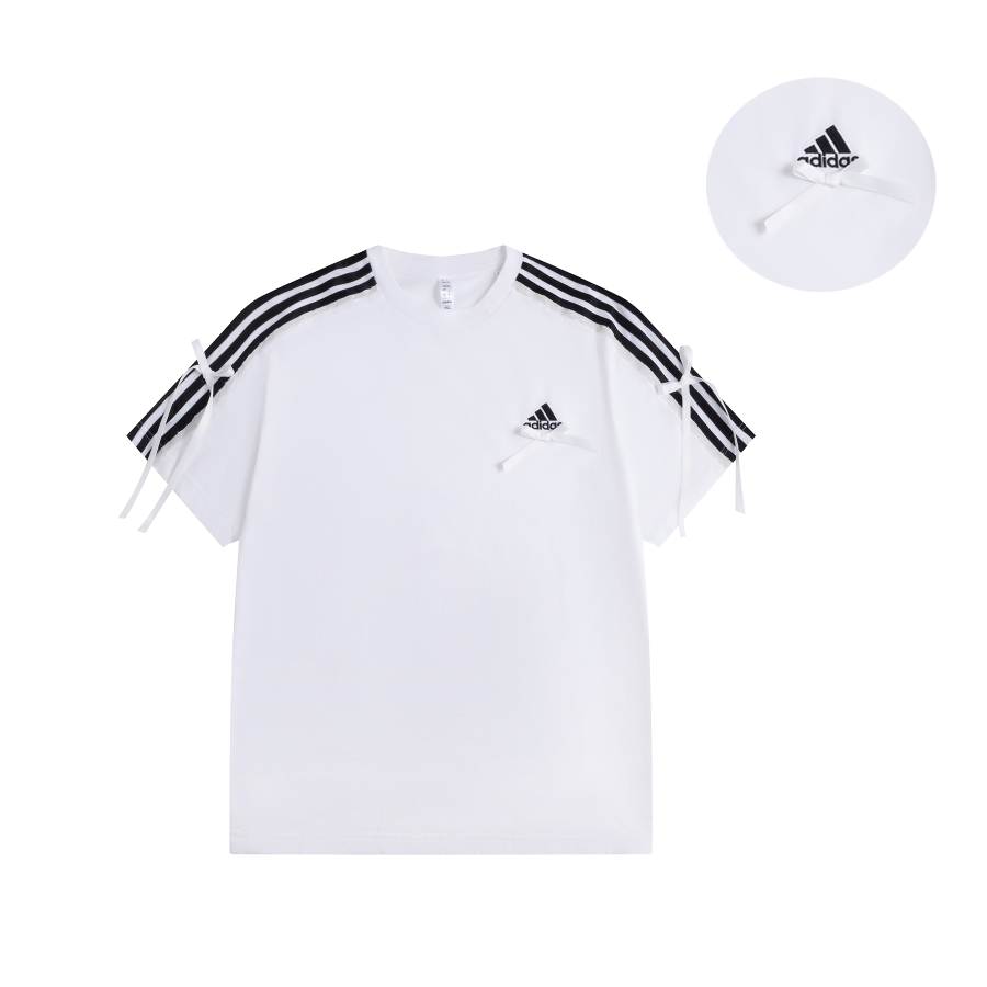 Adidas Adidas T Shirts Unisex White Crew Neck Moderate