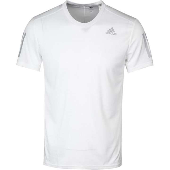 Adidas Adidas T Shirts Men's White Crew Neck Moderate
