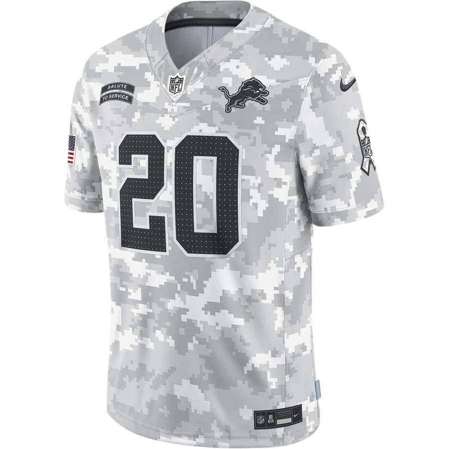 Nike Nike Barry Sanders Detroit Lions Salute To Service Men's Nike Dri-FIT Nfl Limited Jersey