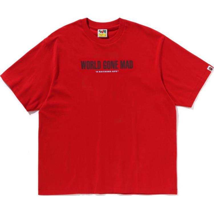 A BATHING APE A Bathing Ape slogan graphic tee