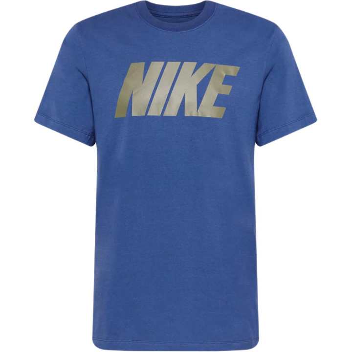 Nike Nike T Shirts Men's Blue Crew Neck Moderate Straight Fit
