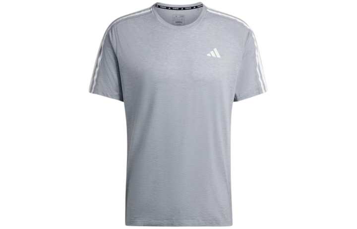 Adidas Adidas T Shirts Men's Gray Crew Neck Moderate