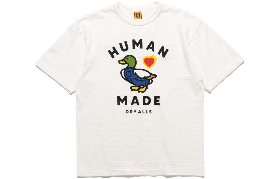 HUMAN MADE SS24 T Shirts Unisex Crew Neck Moderate Straight Fit