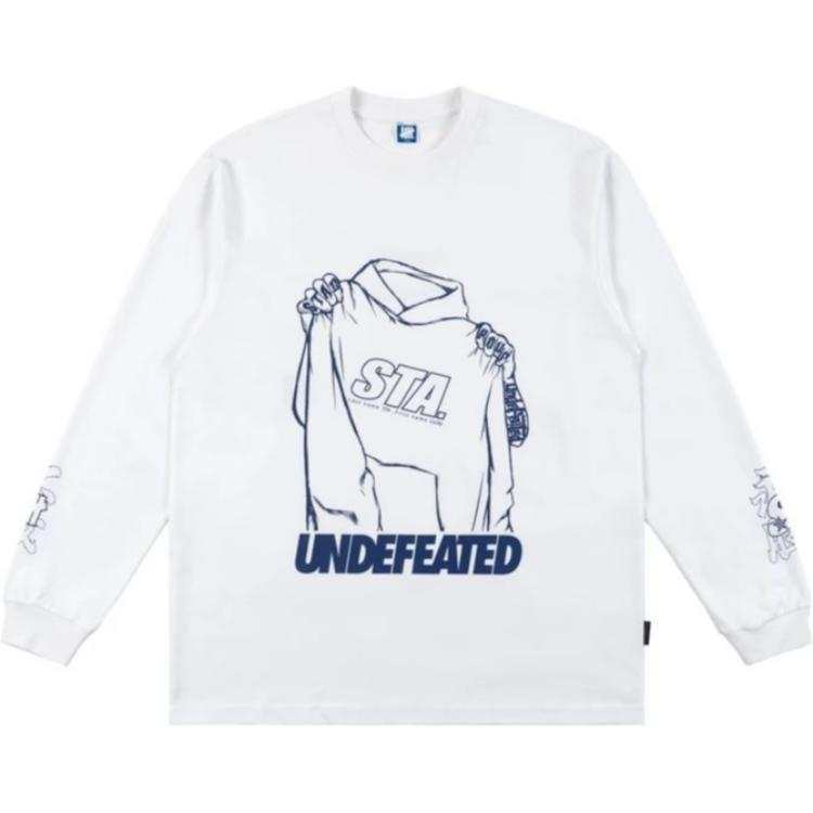 UNDEFEATED STA T Shirt Unisex White