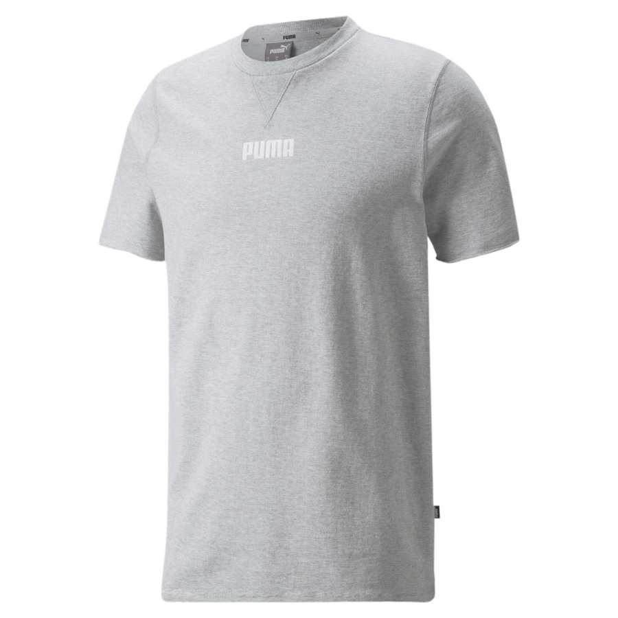 PUMA T Shirt Men's Light Mixed Gray