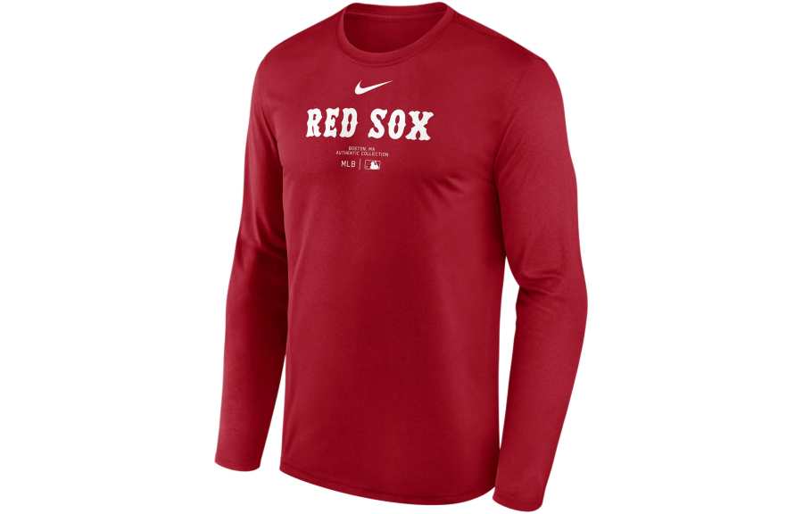 Nike Nike Boston Sox Authentic Collection Practice Men's Nike Dri-FIT Mlb Long-Sleeve T-Shirt
