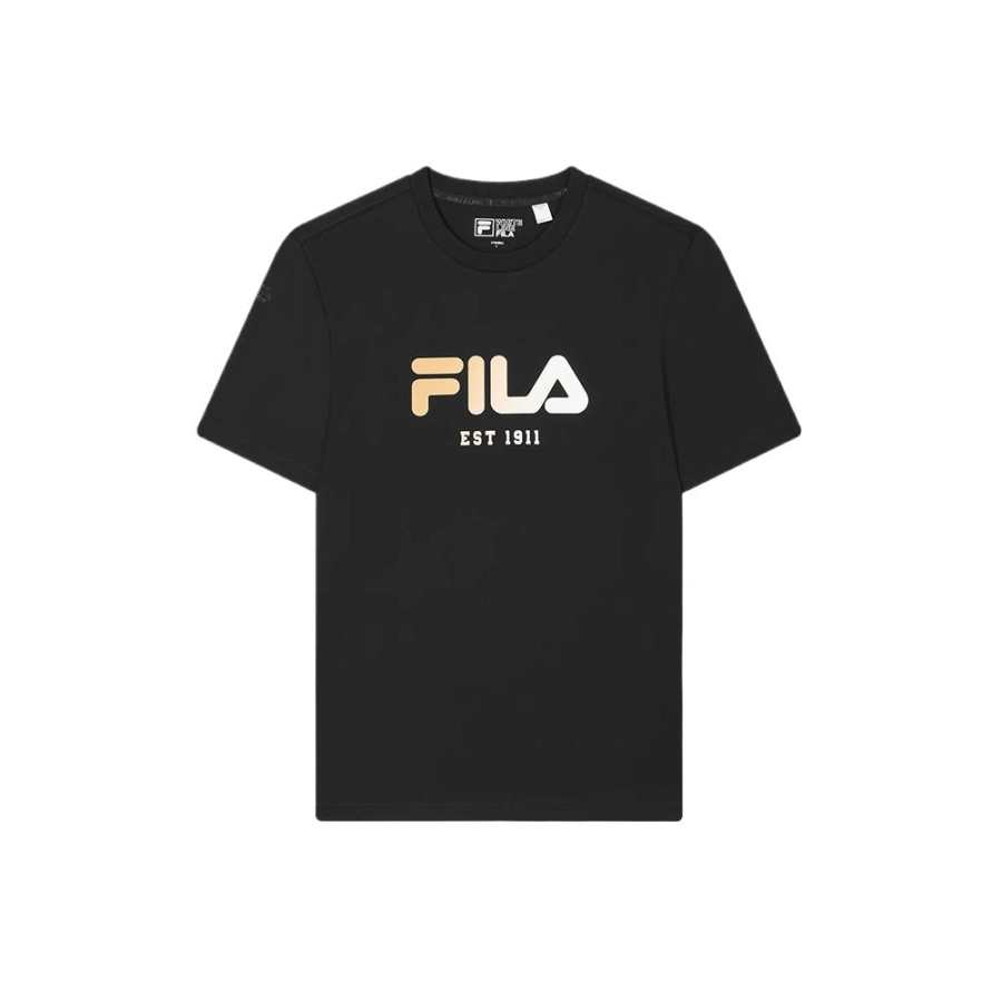 FILA ORIGINALE T Shirt Unisex Black Gold Frozen Lemon