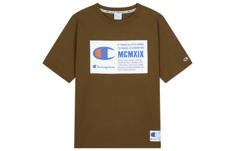 Champion Short Sleeved T Shirts Japan Version Unisex