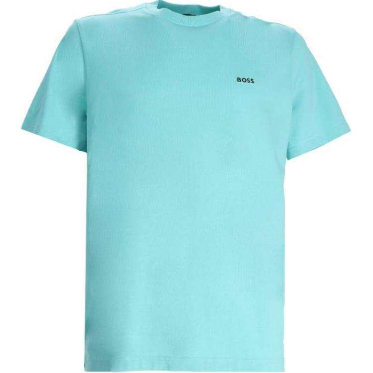 HUGO BOSS T Shirts Men's Green Crew Neck