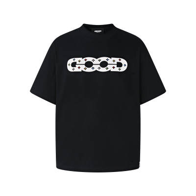 GB T Shirts Unisex Black Crew Neck Moderate
