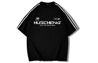 HCHUICHENG T Shirts Unisex Crew Neck Moderate Straight Fit