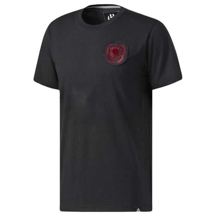 Adidas Adidas T Shirts Men's Black Crew Neck Moderate