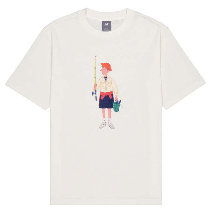 New Balance New Balance T Shirt Unisex Ivory White