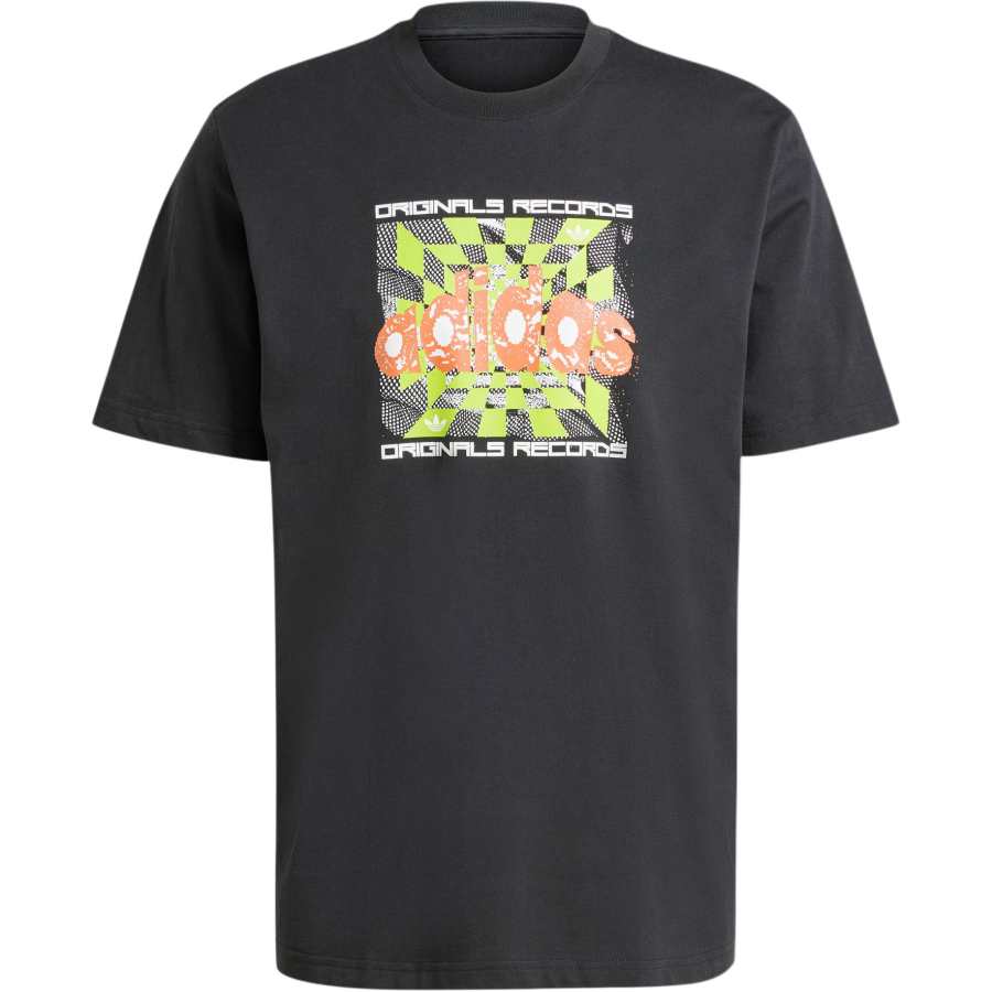 Adidas Adidas T Shirts Men's Black Crew Neck Moderate Straight Fit