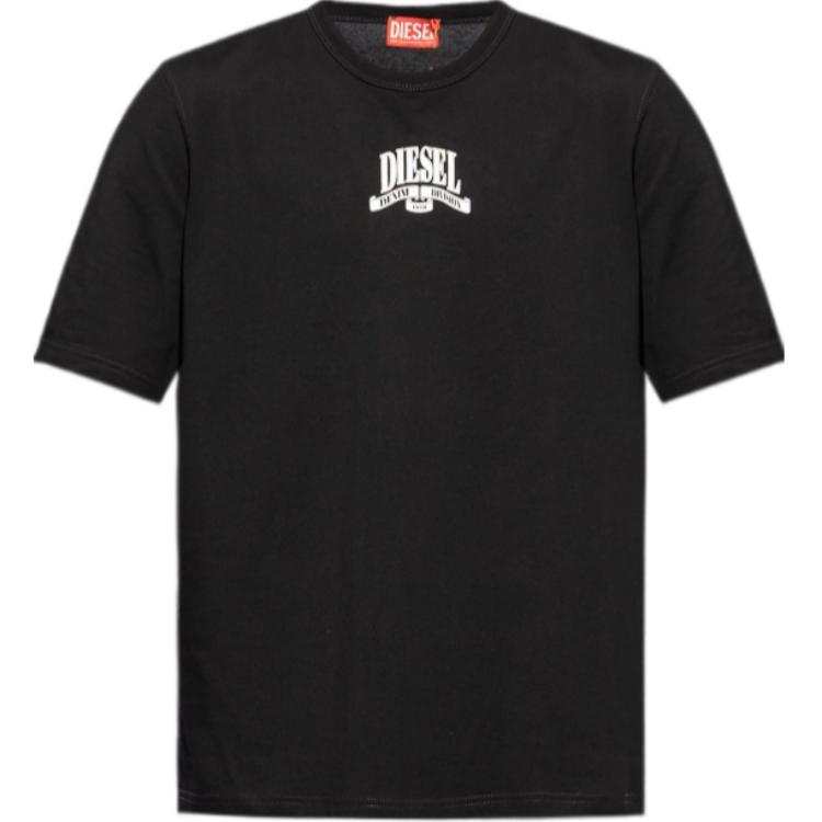 DIESEL Logo Printed Crewneck T Shirt