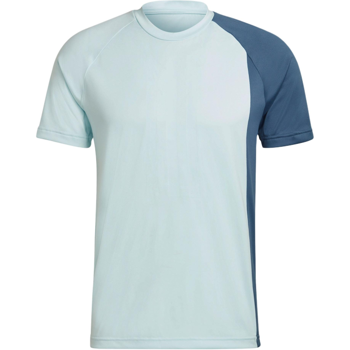 Adidas Adidas T Shirts Men's Blue Crew Neck Moderate