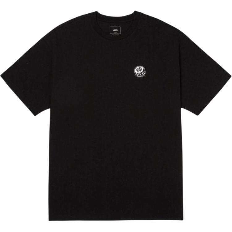 Vans Vans T Shirts Men's Black Crew Neck Moderate