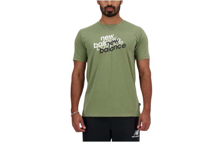 New Balance New Balance Regular T Shirt Men's Dark Olive Green