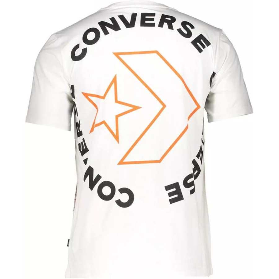 Converse Converse Star Chevron Circle T Shirt Men's White
