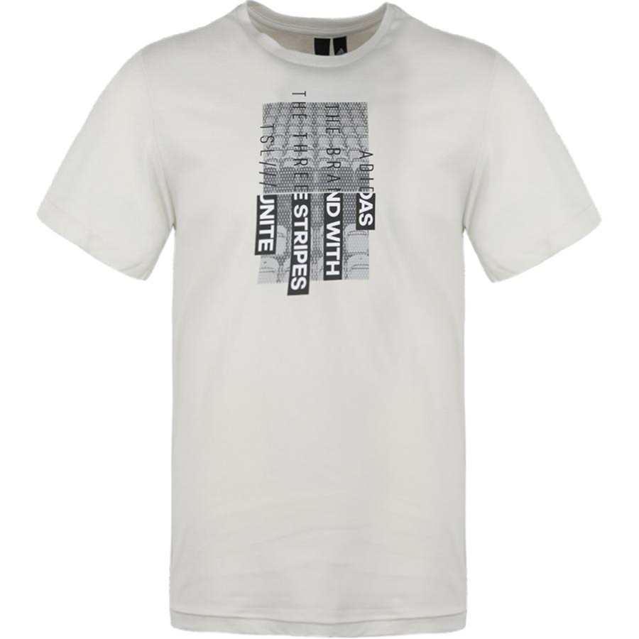 Adidas Adidas T Shirts Men's Gray Crew Neck Moderate