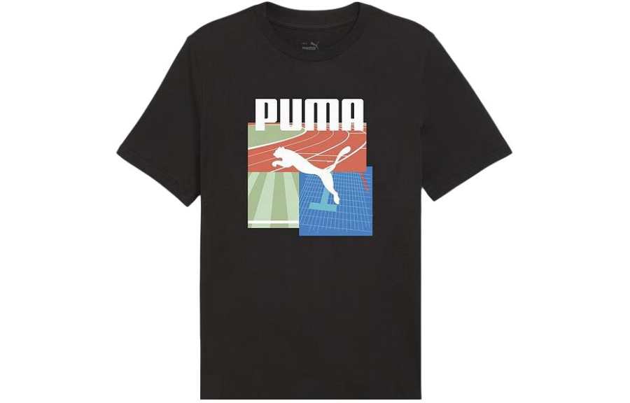 PUMA Set in Sleeve T Shirt Men's Black