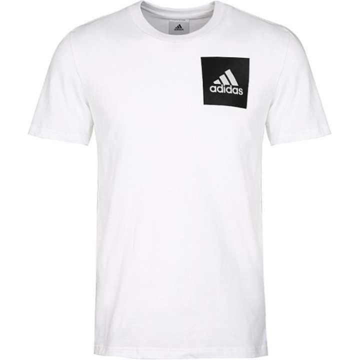 Adidas Adidas T Shirts Men's White Crew Neck Moderate