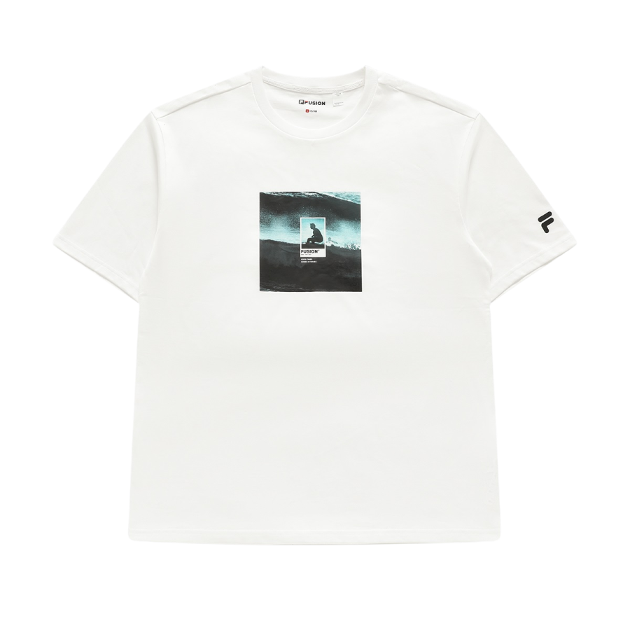 FILA FUSION T Shirt Unisex Standard White