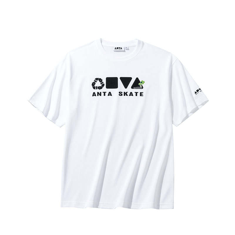 Anta T Shirt Unisex Snowflake White