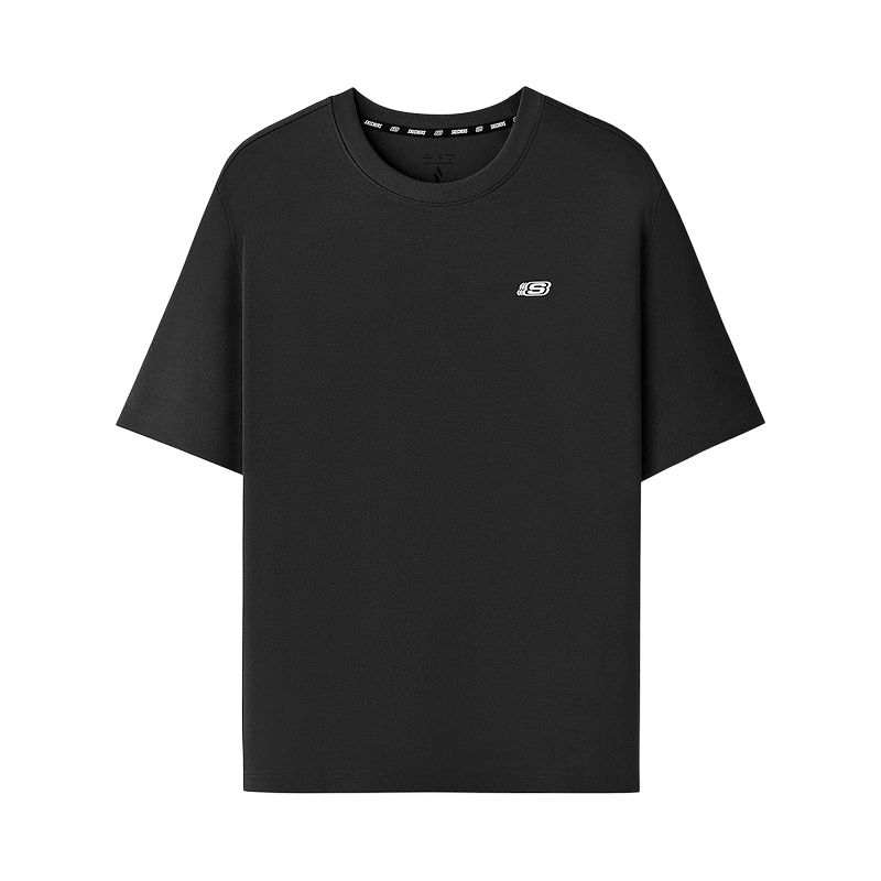 Skechers T Shirt Unisex Carbon Black