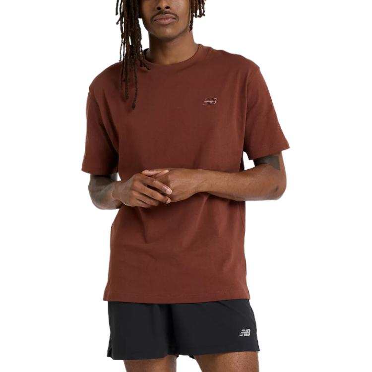 New Balance New Balance FW24 T Shirt Men's Brown Red