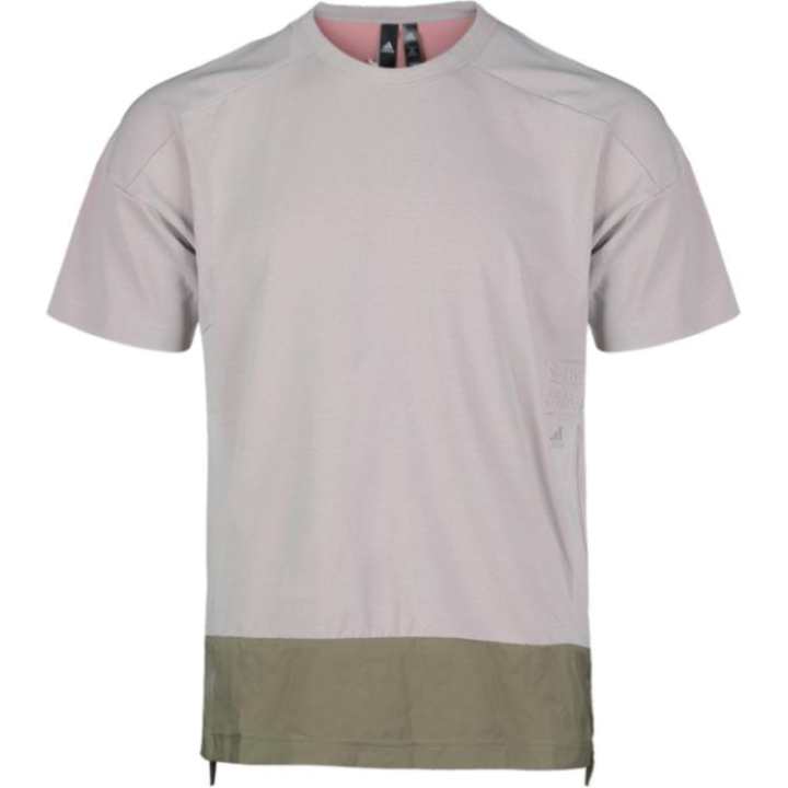 Adidas Adidas T Shirts Men's Gray Crew Neck Moderate