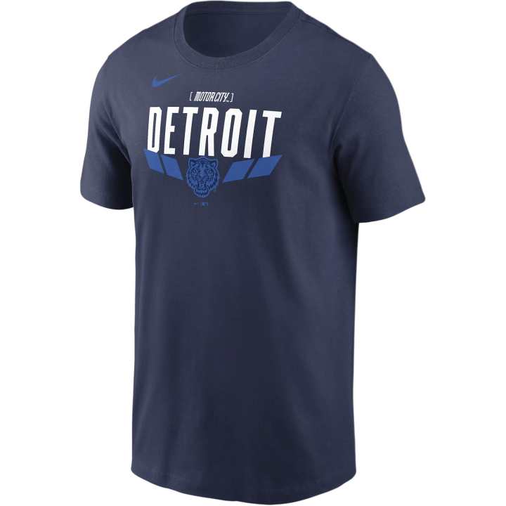 Nike Nike T Shirt Men's Marine Blue Detroit Tigers