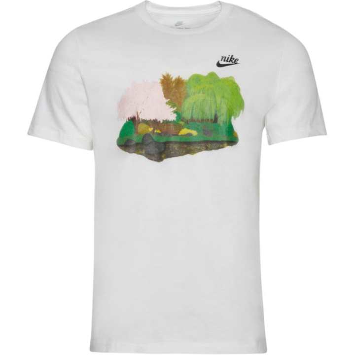 Nike Nike T Shirts Men's White Crew Neck Straight Fit
