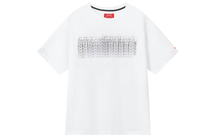 SPRAYGROUND Crew Neck Short Sleeved T Shirts Unisex