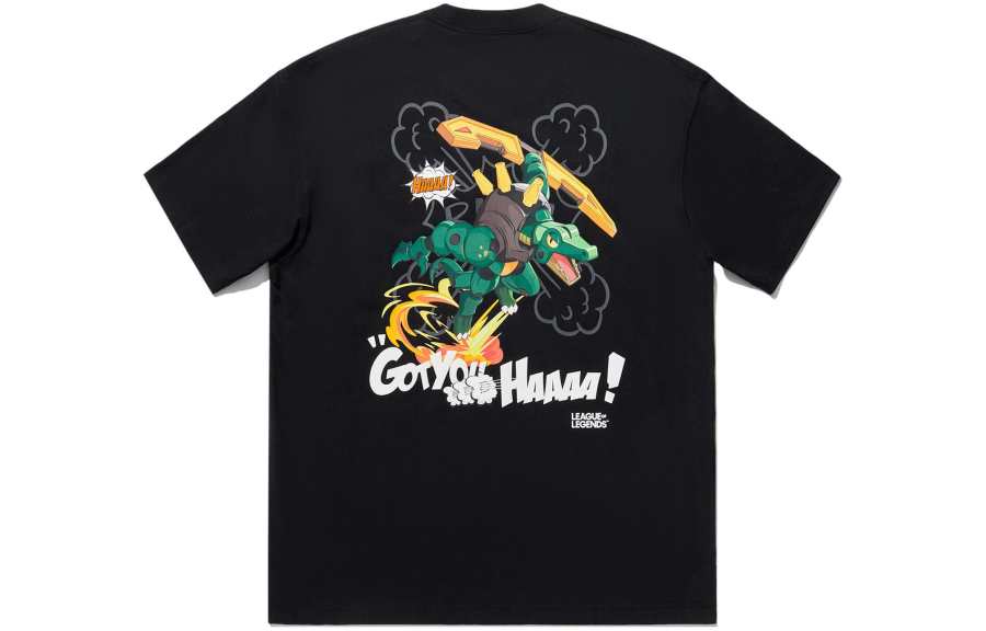 Li-Ning Li Ning x LEAGUE OF LEGENDS T Shirt Unisex Black