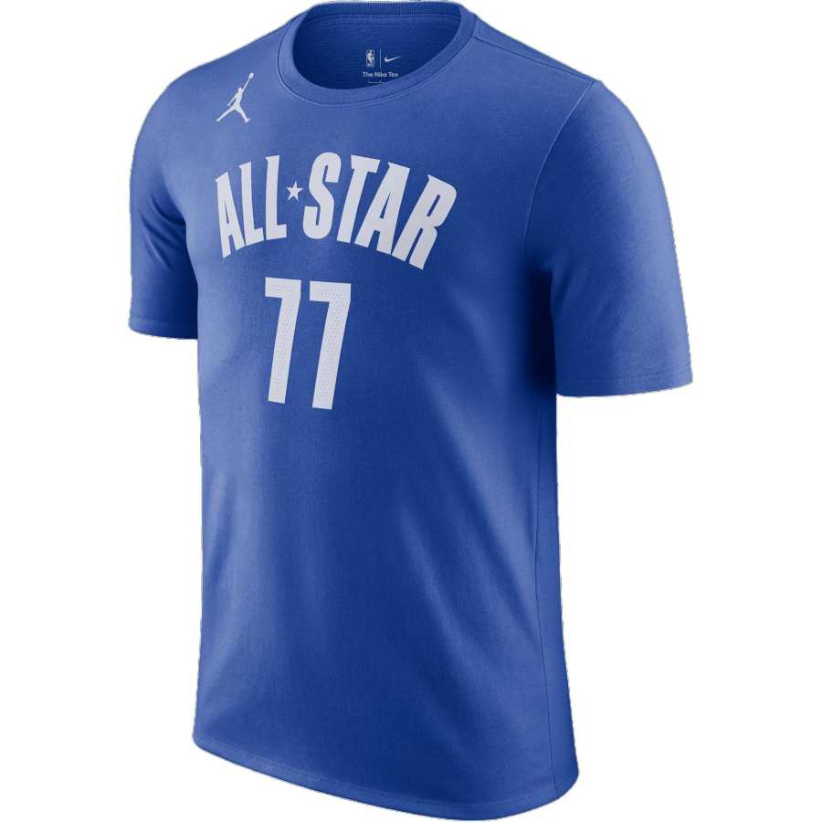 Jordan Jordan T Shirts Men's Blue Crew Neck Moderate Straight Fit