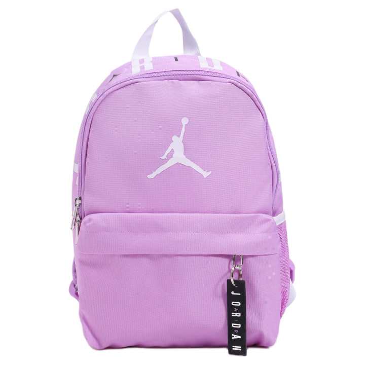 Jordan Jordan Athleisure Polyester Backpack Regular Unisex Pink Purple