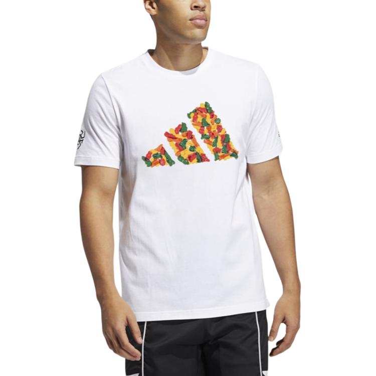 Adidas Adidas T Shirts Men's White Crew Neck Moderate